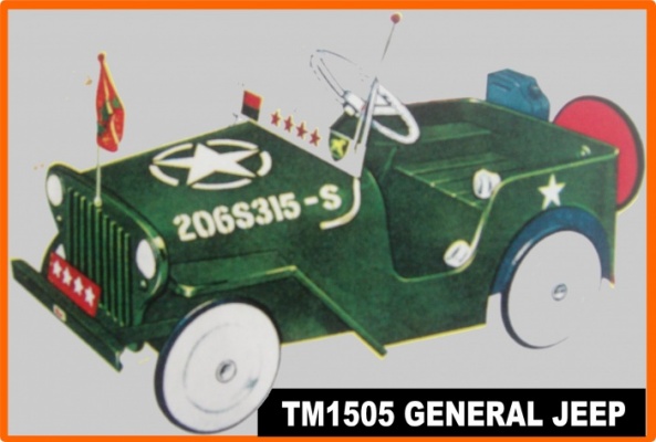 TRI-ANG GENERAL PEDAL JEEP PARTS